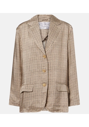 Acne Studios Junida checked blazer