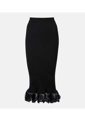 Fforme Riley wool-blend midi skirt