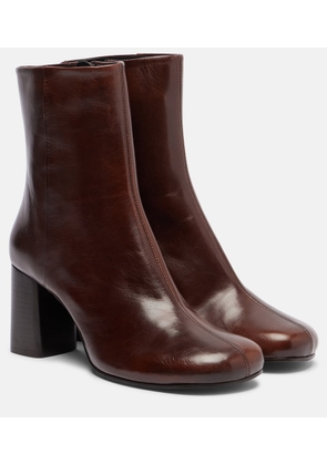 Lemaire Anatomic 80 leather ankle boots