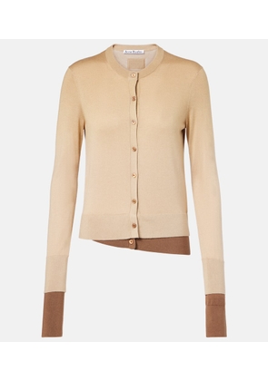 Acne Studios Silk, wool, and cashmere cardigan