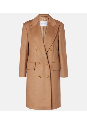 Max Mara Cosa double-breasted camel hair coat