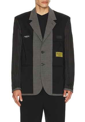 MM6 Maison Margiela Jacket in Black - Black. Size 48 (also in 52).