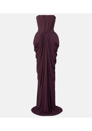 Stella McCartney Strapless crepe jersey gown