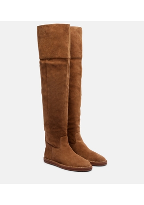 Farm Rio Suede over-the-knee boots
