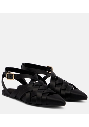 Loro Piana Silene satin sandals