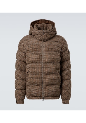 Moncler Montgenevre checked boucle down jacket
