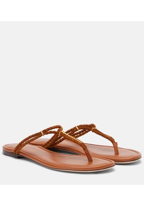 Tom Ford Braided leather thong sandals