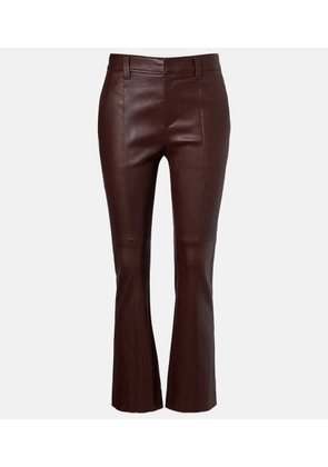 Brunello Cucinelli Leather pants