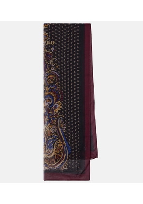 Etro Tosca paisley silk scarf