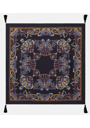 Etro Paisley silk scarf