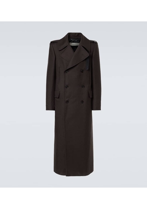 Dries Van Noten Double-breasted wool-blend coat