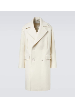 Dries Van Noten Double-breasted wool and cotton coat