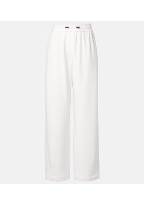 Brunello Cucinelli Cotton-blend straight pants