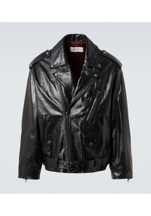 Dries Van Noten Leather biker jacket