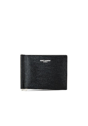 Saint Laurent YSL Wallet in Nero - Black. Size all.