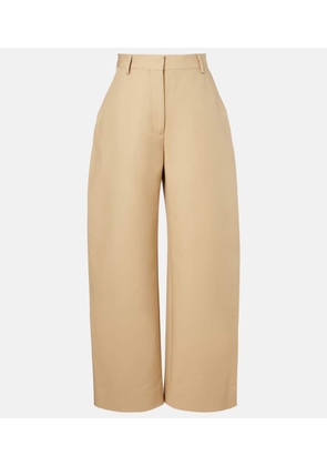 Acne Studios Cotton satin wide-leg pants