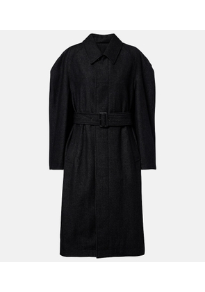Lemaire Belted wool and cotton twill coat