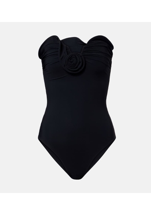 Magda Butrym Floral-applique swimsuit