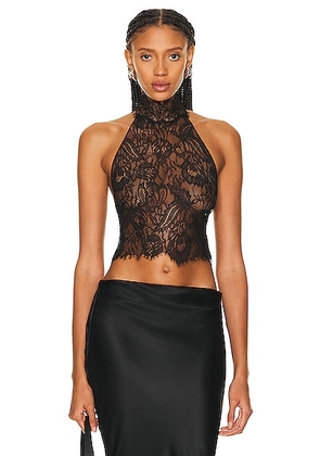 Retrofete Violet Top in Black - Black. Size L (also in M, XL, XS).