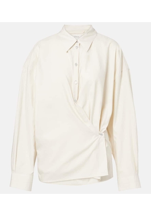 Lemaire Twisted cotton and silk shirt