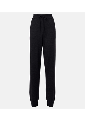 Tod's Knitted virgin wool straight-leg pants