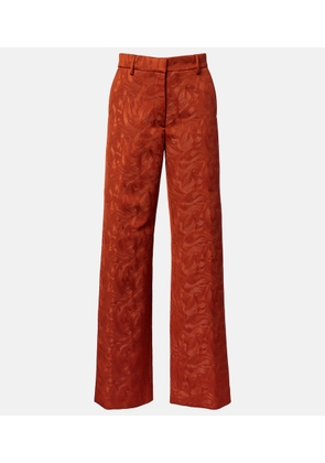 Dries Van Noten Jacquard straight pants