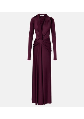 Victoria Beckham Gathered jersey gown