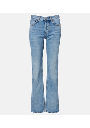 Saint Laurent Mid-rise bootcut jeans