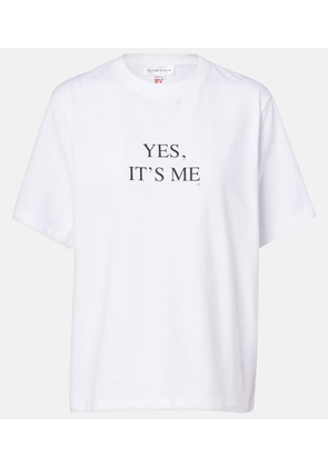 Victoria Beckham Slogan cotton jersey T-shirt