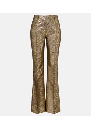 Etro Paisley brocade flared pants