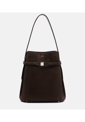 Toteme Belted suede bucket bag