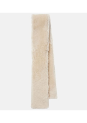 Toteme Shearling scarf