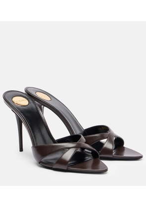 Saint Laurent Kirat 95 leather sandals