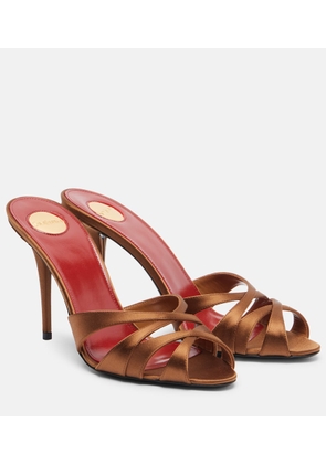 Saint Laurent Chandelle 95 satin sandals