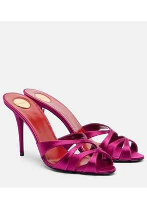 Saint Laurent Chandelle 95 satin crepe sandals