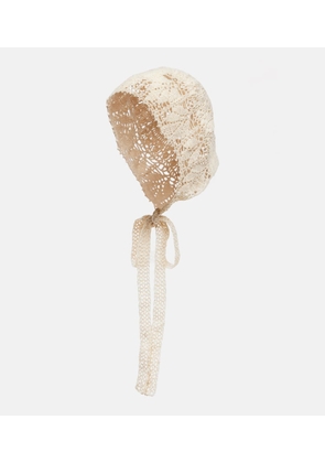 Magda Butrym Crochet cotton hood