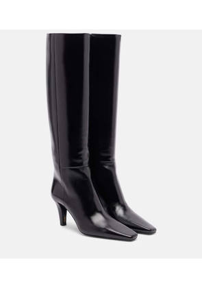 Saint Laurent Jill 75 leather knee-high boots