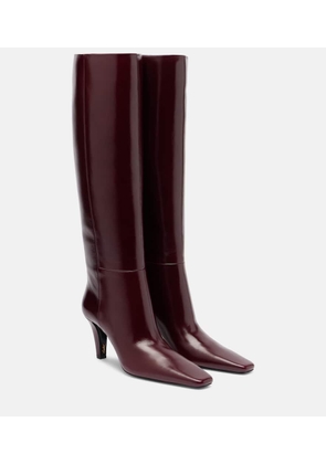 Saint Laurent Jill 75 leather knee-high boots