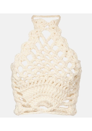 Magda Butrym Crochet halterneck top
