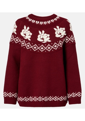 Magda Butrym Fair Isle wool sweater