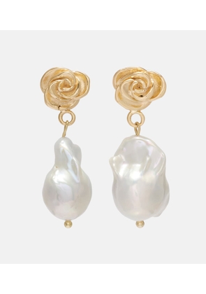 Magda Butrym Baroque pearl gold-plated drop earrings