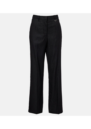 Isabel Marant Noanda pinstriped wool-blend straight pants