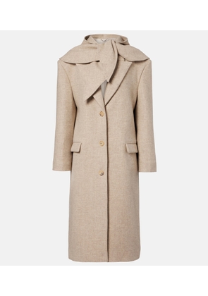 Magda Butrym Scarf-detail wool and silk coat