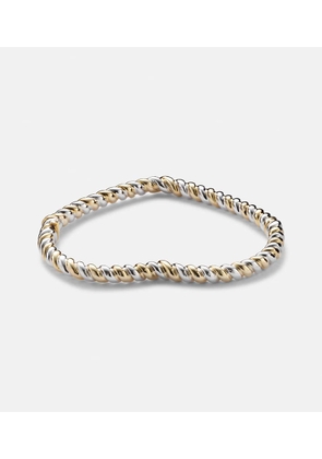 Yvonne Leon Jonc Cour 9kt yellow and white gold bangle