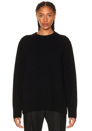 The Row Sibem Top in Black - Black. Size L (also in M).