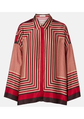 Faithfull Cora printed oversized shirt