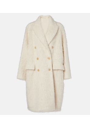 Brunello Cucinelli Double-breasted alpaca-blend coat