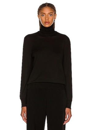 The Row Lambeth Sweater in Black - Black. Size XL (also in ).