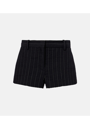 Isabel Marant Melody pinstripe cotton and wool shorts