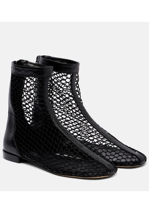 Souliers Martinez Maxima mesh ankle boots